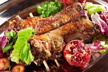 Roasted Saddle of Lamb