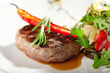Beef Steak with Vegetables