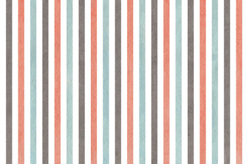 Watercolor pink, blue and grey striped background.