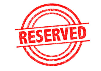 RESERVED Rubber Stamp