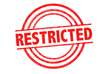 RESTRICTED Rubber Stamp