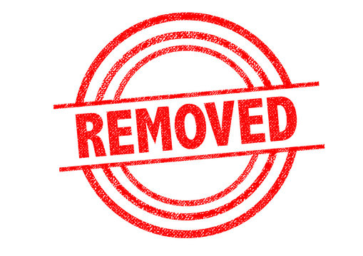 REMOVED Rubber Stamp