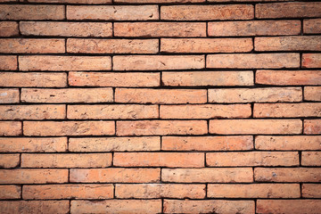 Brick wall texture pattern and background for interior or exterior design with copy space for text or image.