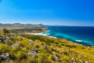 Cala Mesquida - beautiful coast of island Mallorca, Spain