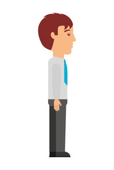 businessman avatar isolated icon design