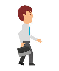 businessman avatar isolated icon design
