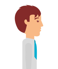 businessman avatar isolated icon design