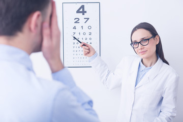 Check your vision at doctor's