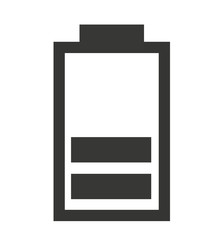 medium Battery status isolated icon design