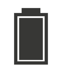 full Battery status isolated icon design