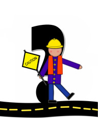 Alphabet Children Highway Construction Question