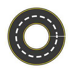 road style isolated icon design