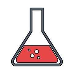 Medical healthcare isolated flat icon, vector illustration graphic design.