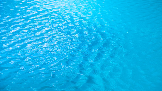 Pool water  blue clean