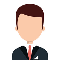 Hotel worker avatar profile, vector illustration graphic design.