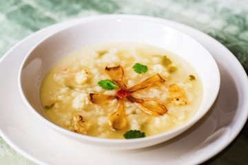 Califlower soup.