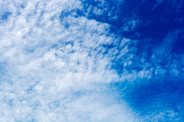 fluffy cloud on sky, dramatic cloudy sky background