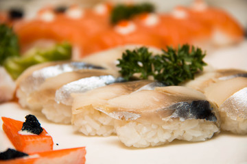 Japanese sushi food