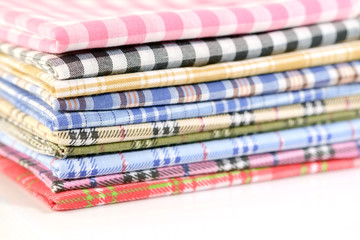 Cotton / Colorful cotton on the table.