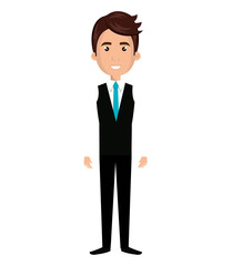 Young male cartoon design, vector illustration graphic icon.