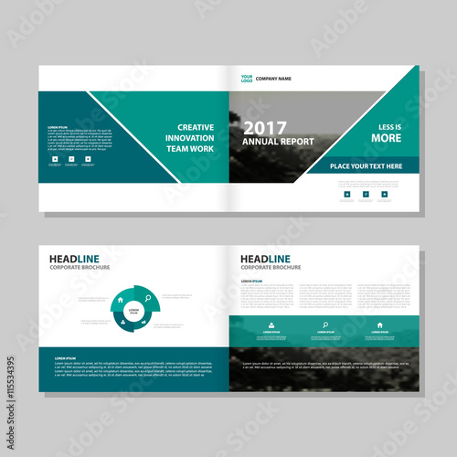 green vector business proposal leaflet brochure flyer template green vector business proposal leaflet brochure flyer template, Powerpoint templates