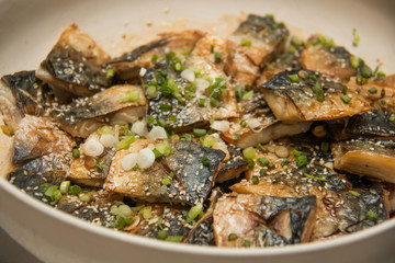Grill Saba, Japanese seawater fish