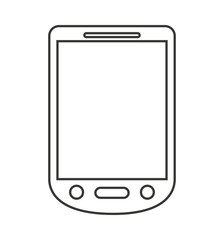 cellphone isolated icon design