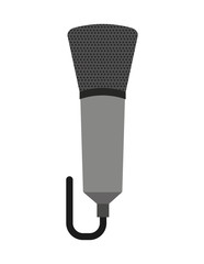 news microphone isolated icon design