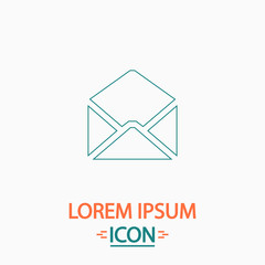 Fototapeta premium mail computer symbol