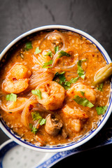 Asian shrimp soup