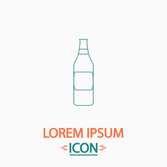 Bottle computer symbol