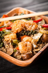 Shrimp rice dish