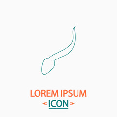 Sperm computer symbol