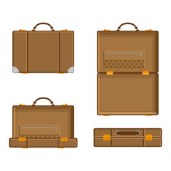Vector illustration a suitcase