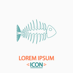 Fishbone computer symbol