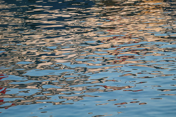 Reflections on sea water