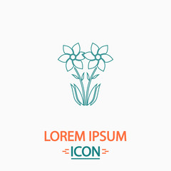 Flower computer symbol