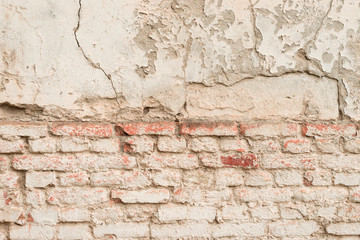Brick texture with scratches and cracks