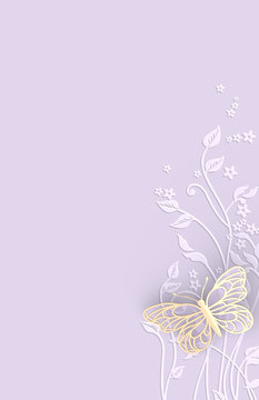 An elegant invitation card