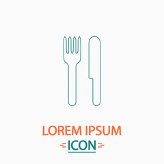 fork and knife computer symbol