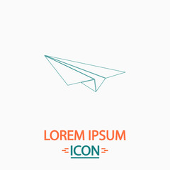 Paper Plane computer symbol