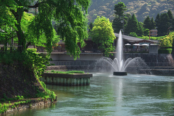 インクライン　南禅寺舟溜りの噴水