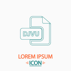 DJVU computer symbol