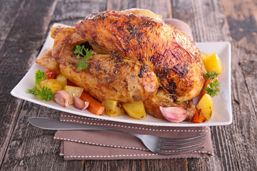 chicken and vegetable