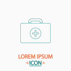 first aid kit computer symbol