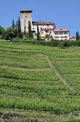 Südtirol, Marlinger Waalweg, Schloss Lebenberg