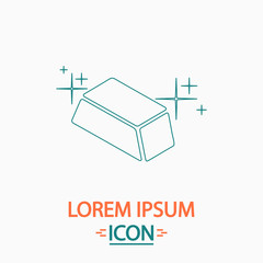 gold bars computer symbol