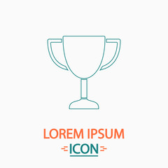 Trophy computer symbol