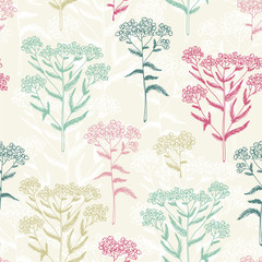 Flower seamless pattern