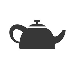 Tea drink  concept represented by kettle or pot icon. Isolated and flat illustration 